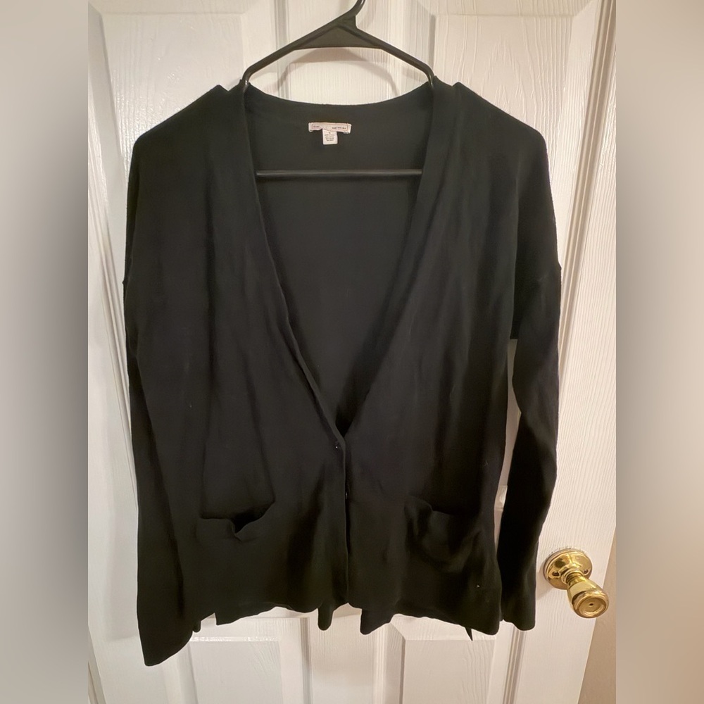 Gap Women's Black Cardigan Sweater